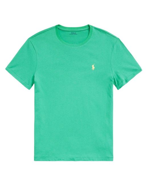Polo Ralph Lauren Green Polo Pony Cotton T-shirt for men
