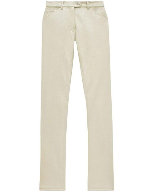 Courreges Natural Reedition Five-Pocket Trousers