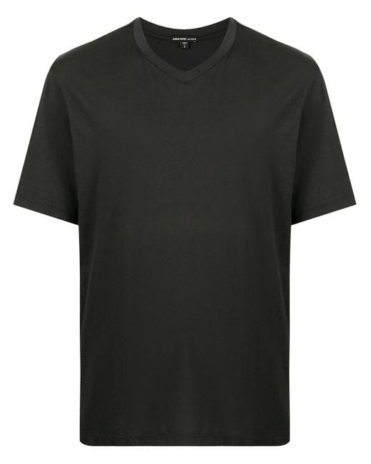 James Perse Black V-Neck T-Shirt for men