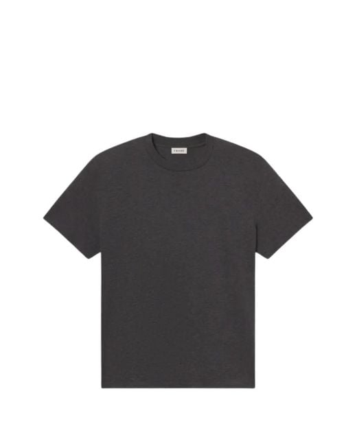 FRAME Black Crew-Neck T-Shirt for men