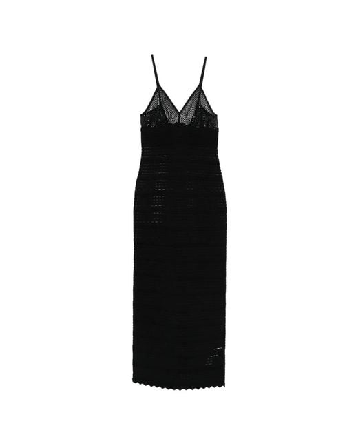Genny Black Sequin V-Neck Dress