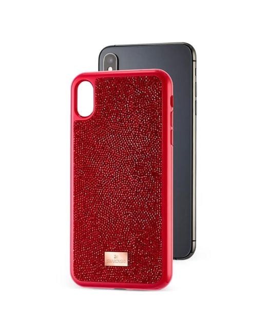 Swarovski Red Coque D'Iphone X À Ornements