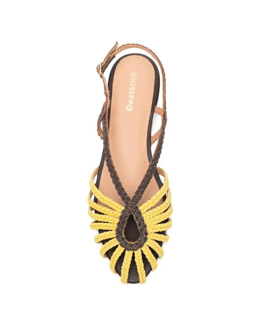 Gioseppo Metallic Masalani Leather Sandals