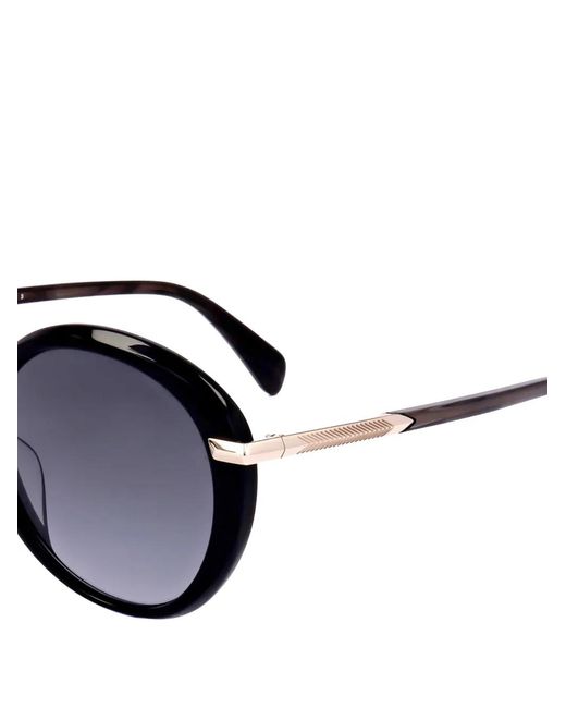 Rag & Bone White Round-Frame Sunglasses