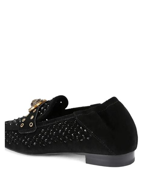 Kurt Geiger Verfraaide Loafers in het Black