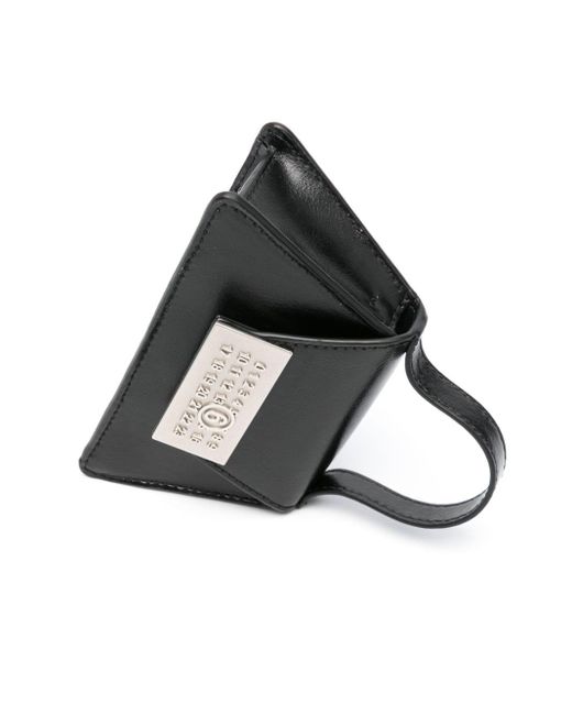 MM6 by Maison Martin Margiela Black Mini Numeric Leather Bag