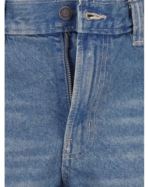 Dickies Blue Carpenter Denim Shorts for men