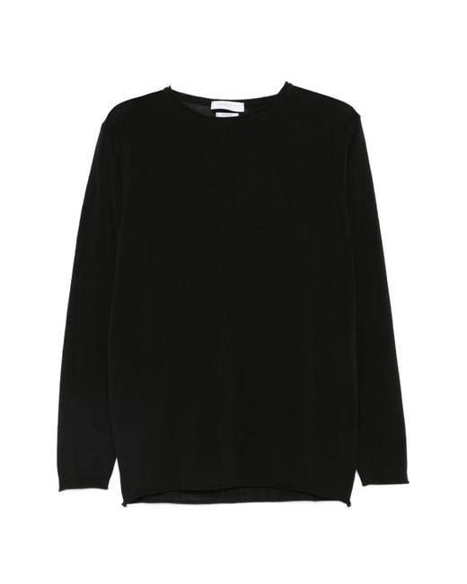 Daniele Fiesoli Black Long-Sleeve Sweater for men