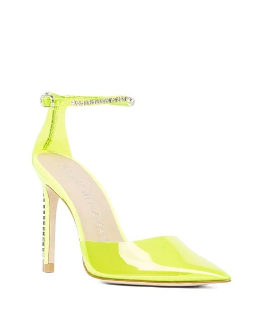 Stuart Weitzman Yellow 100Mm Stuart Glam Pumps