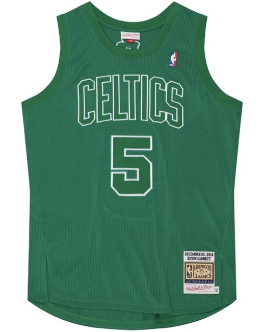 Mitchell & Ness Green "Nba Boston Celtics 2012 Kevin Garnett" Christmas Day Jersey Vest Top for men