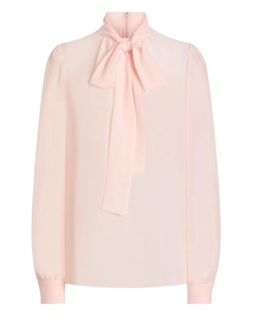 Dolce & Gabbana ハイネック ブラウス Pink