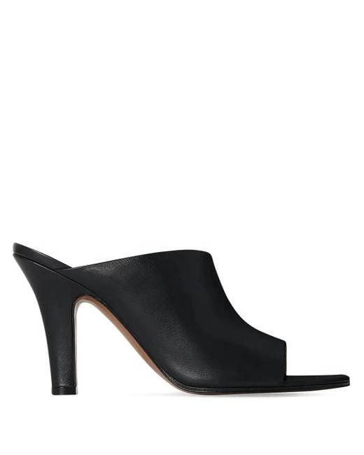 Mules Signum 90 Mm The Row en coloris Black