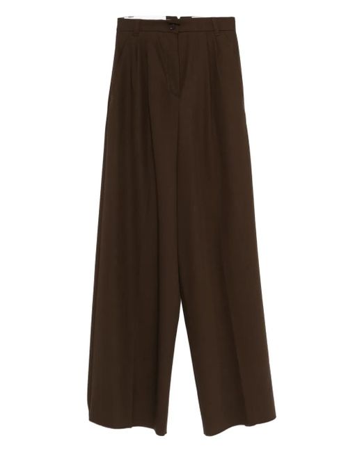 Weekend by Maxmara プリーツ パンツ Brown