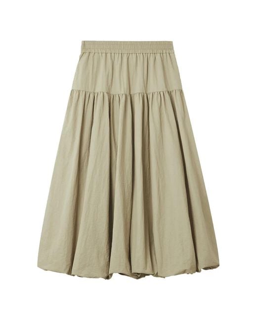 B+ AB Natural Tiered Skirt