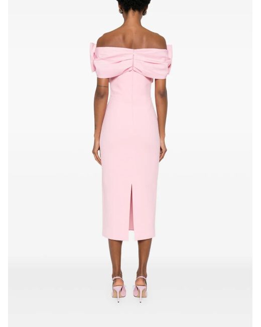 Abito Con Fiocco di Rebecca Vallance in Pink