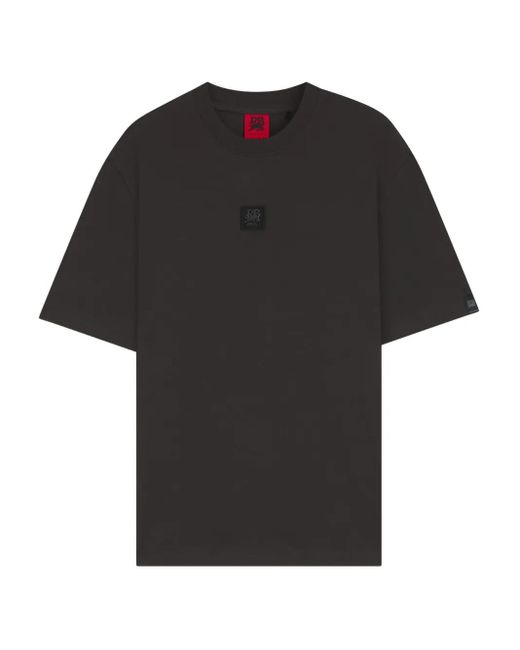 T-Shirt Con Placca Logo di HUGO in Black da Uomo
