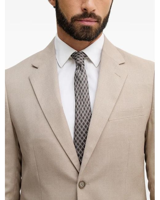Lindbergh Natural Buttoned Suit for men