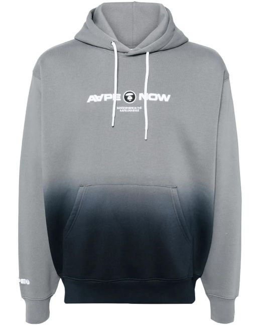 Aape By A Bathing Ape Hoodie Mit Logo-Patch in Gray für Herren