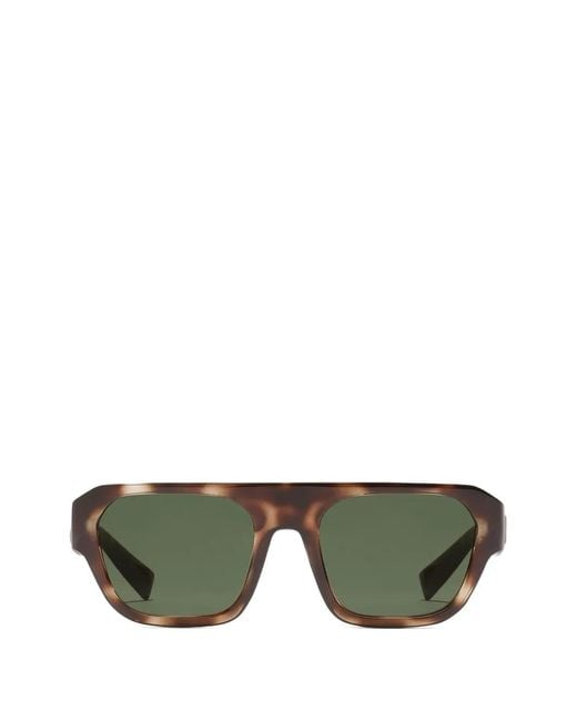 Dolce & Gabbana Green Lunettes De Soleil À Logo Dg for men