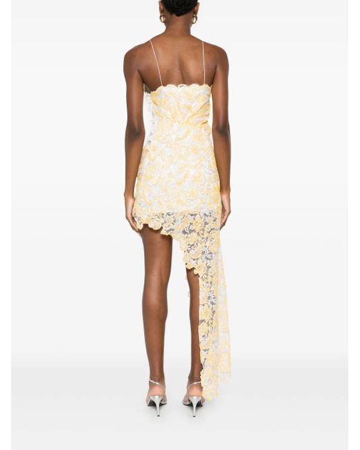 Christopher Esber White Floating Mini Dress