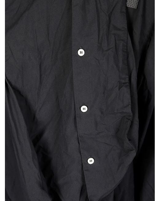 Comme des Garçons Black Button-Down Shirt