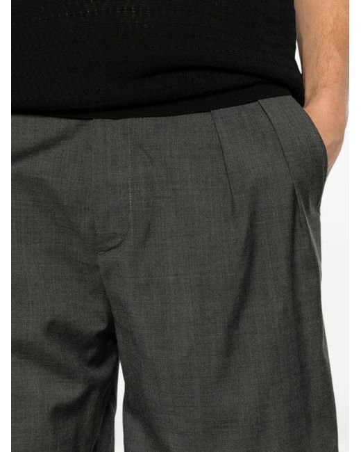 Low Brand Gray Short À Passants De Ceinture for men
