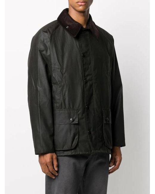 Barbour Black Bedale Wax Jacket for men