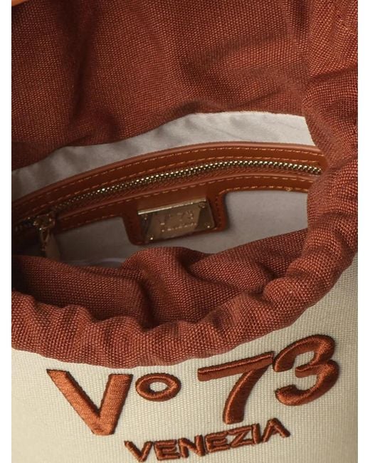 V73 Brown Responsibility Bucket Bag