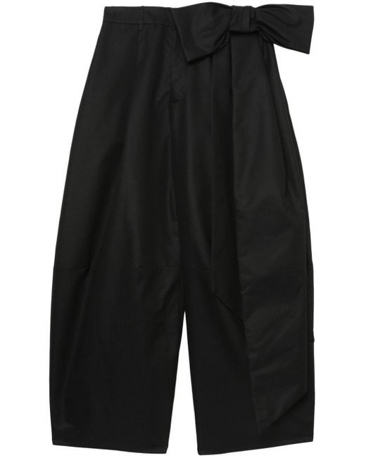 Pantaloni a gamba ampia di Simone Rocha in Black da Uomo