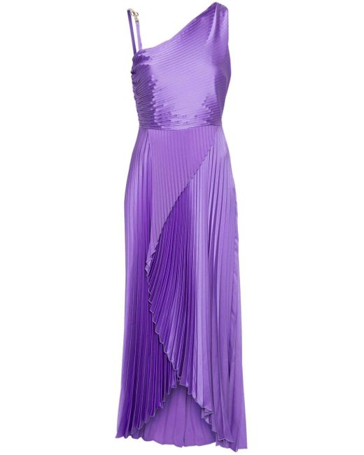 Liu Jo Purple One-Shoulder-Kleid