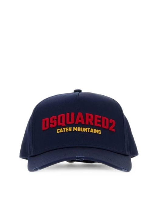 DSquared² Blue Baseball Cap for men