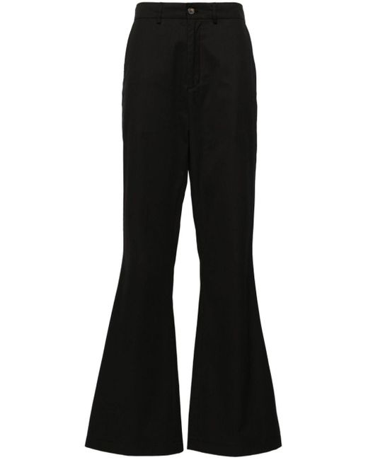 Pantalones rectos de talle medio Societe Anonyme de hombre de color Black