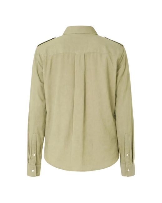 Xirena Green Phoebe Button-Down Shirt