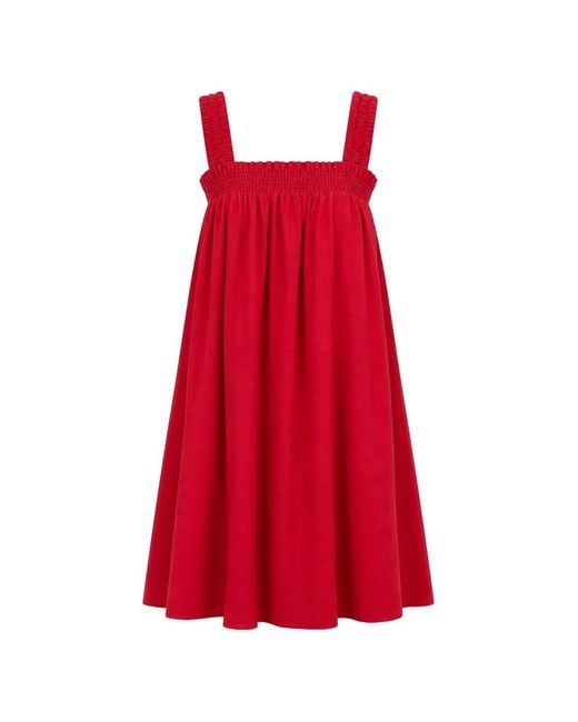 Seafolly Gathered-Band Mini Dress