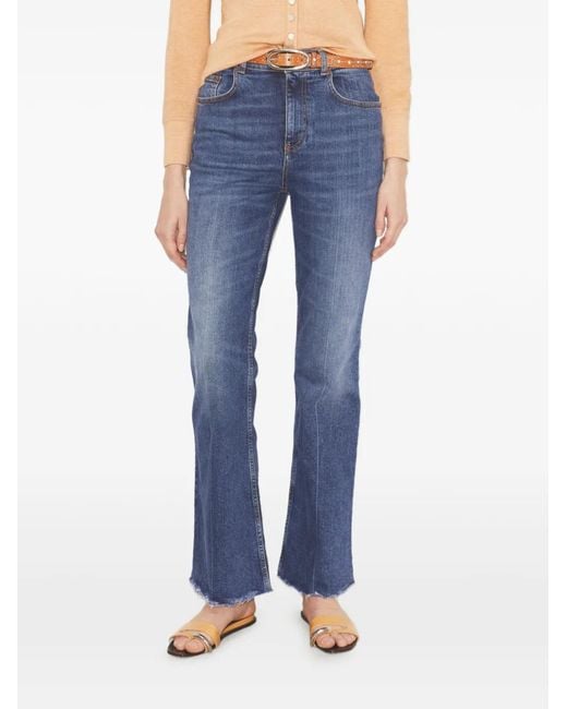 Tory Burch Blue Bootcut Jean