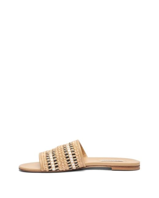 Casadei White Amalfi Flat Sandals