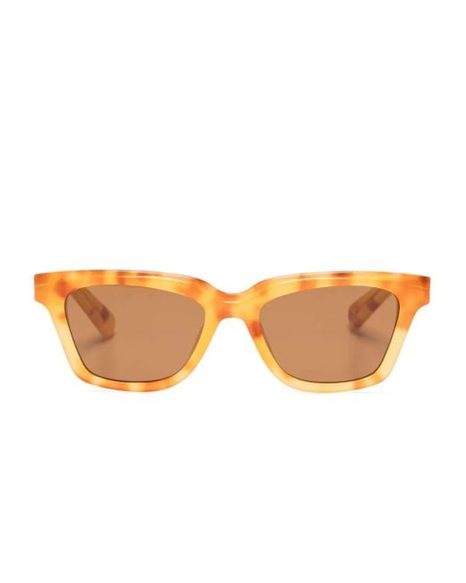 Jacquemus Orange Tortoiseshell Sunglasses