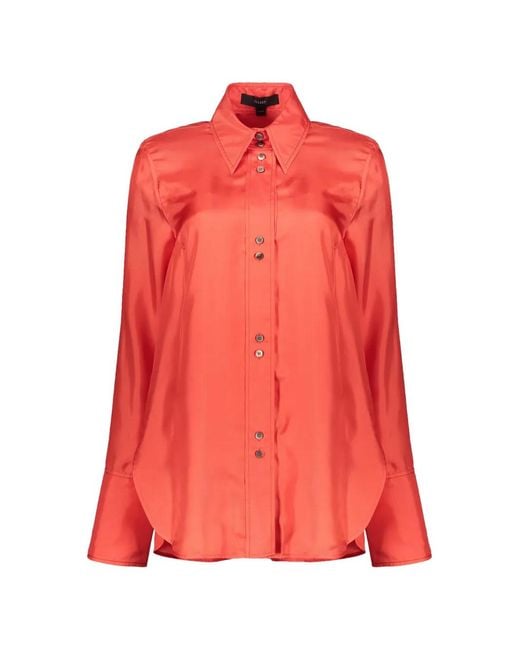 Ellery Red Long-Sleeves Shirt