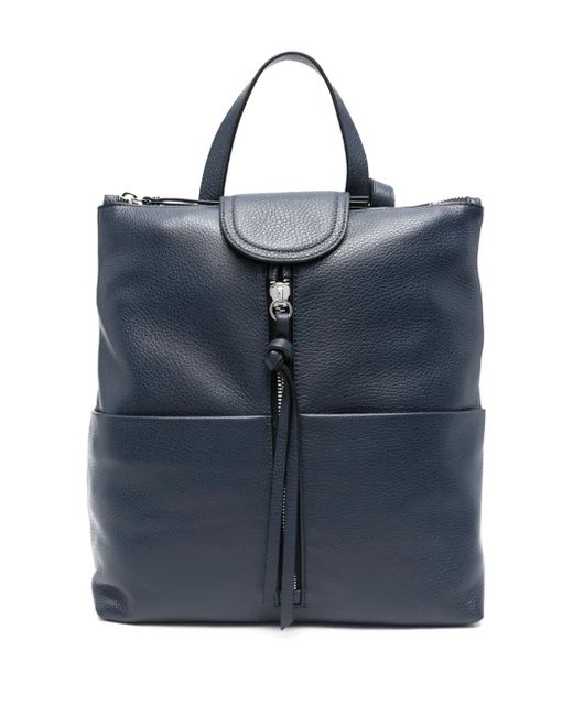 Gianni Chiarini Leren Rugzak in het Blue