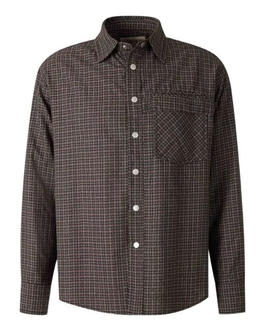Carrera Gray Checked Shirt for men