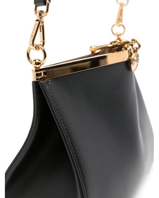 Borsa tote vela in pelle media di Etro in Black