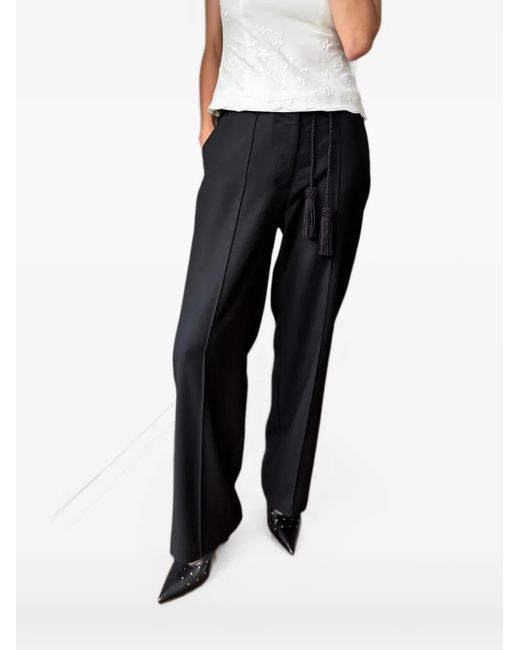 Posse Black Elspeth Pintuck Trousers