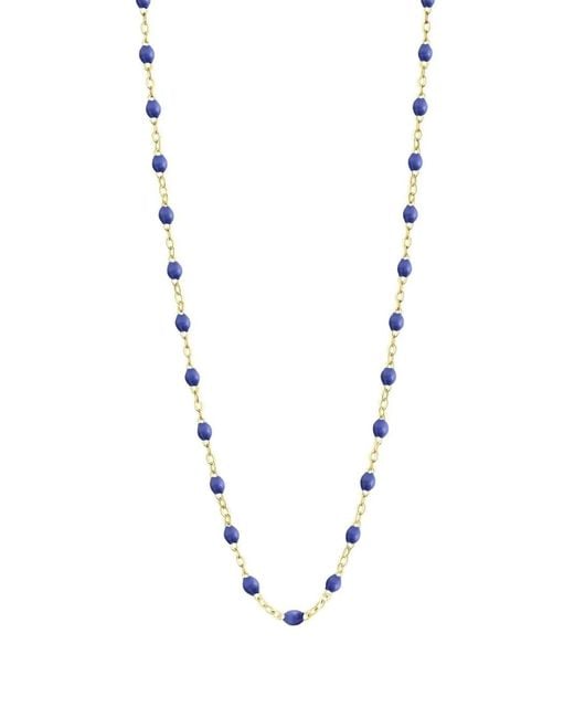 Gigi Clozeau Metallic 18K Beaded Chain Necklace