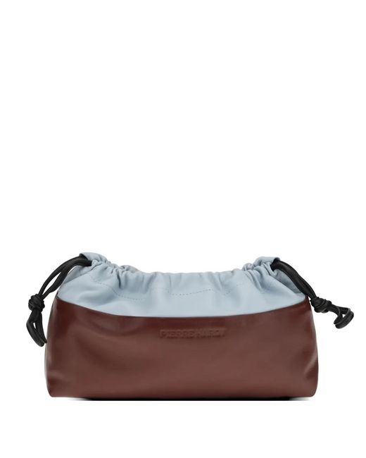 Pierre Hardy Brown Pochette Twin À Lien De Resserrage