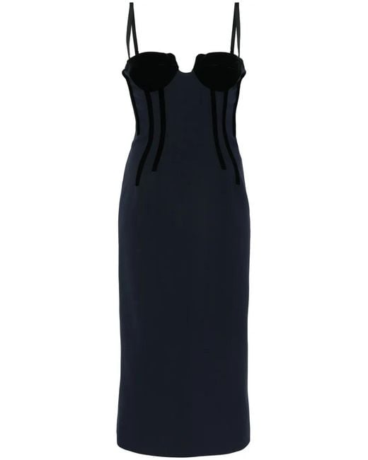Sportmax Blue Anemone Dress