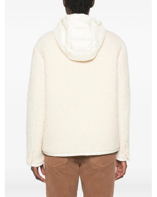 Moncler Natural Veste Hylesine À Capuche