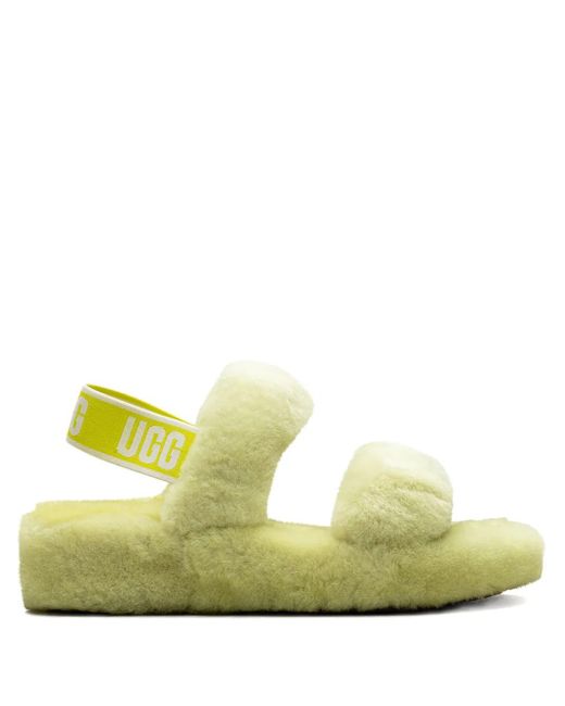 Ugg Green Oh Yeah Slide "Sulfur" Sandals