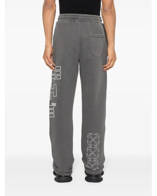 Off-White c/o Virgil Abloh Gray Off- Pants & Shorts for men