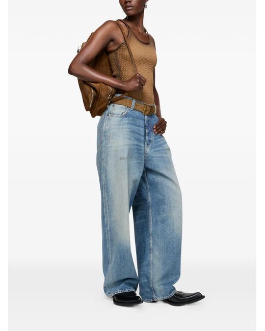 Acne Blue Loose Fit Jeans