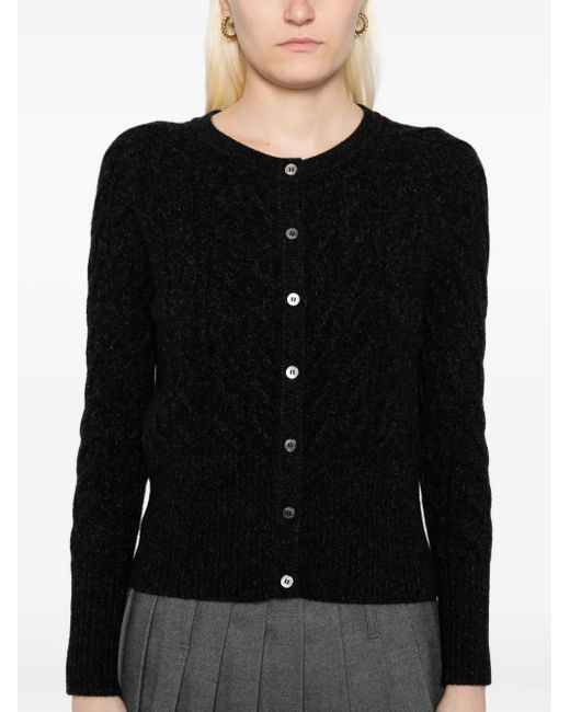 Cárdigan Myla N.Peal Cashmere de color Black